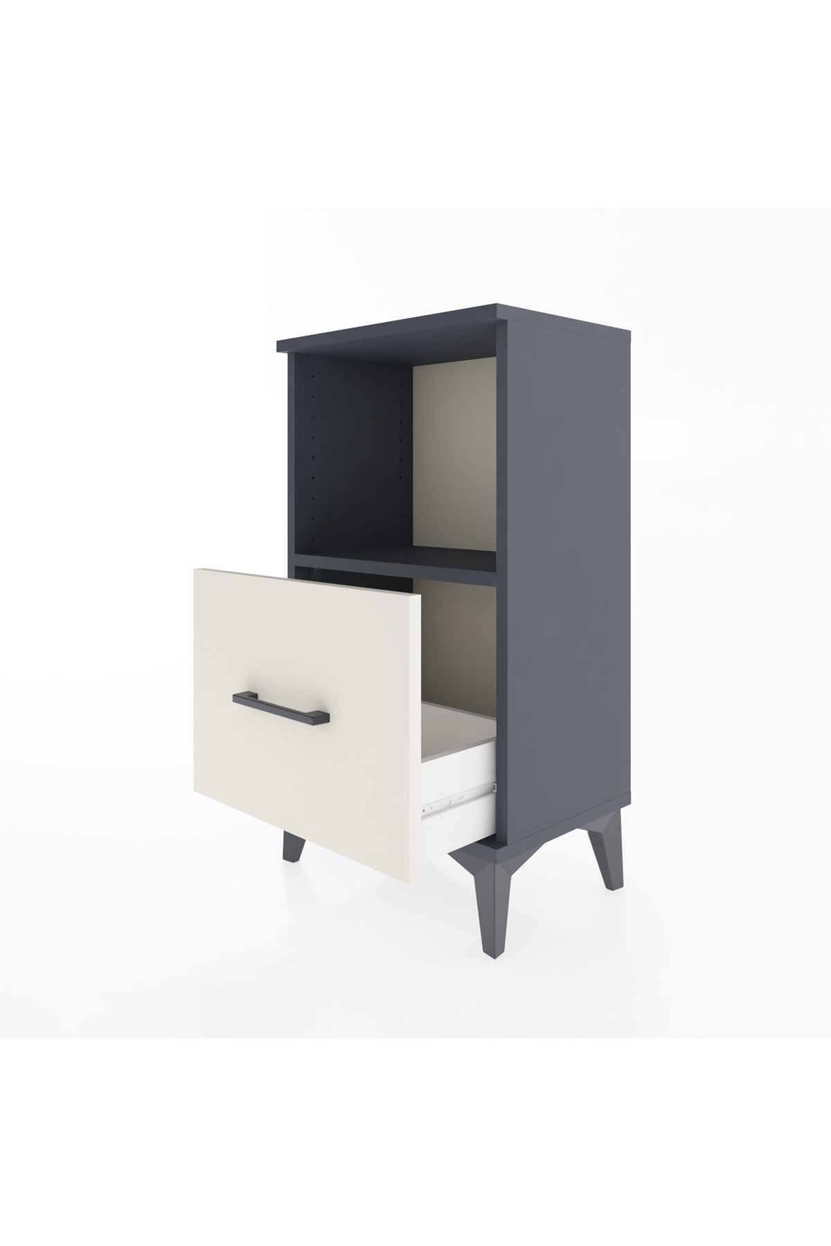 Arges Komodin Tek Raflı Tek Çekmeceli 44x30x80 - S08M021V4A