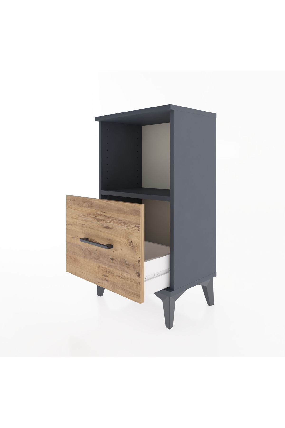 Arges Komodin Tek Raflı Tek Çekmeceli 44x30x80 - S08M021V6A