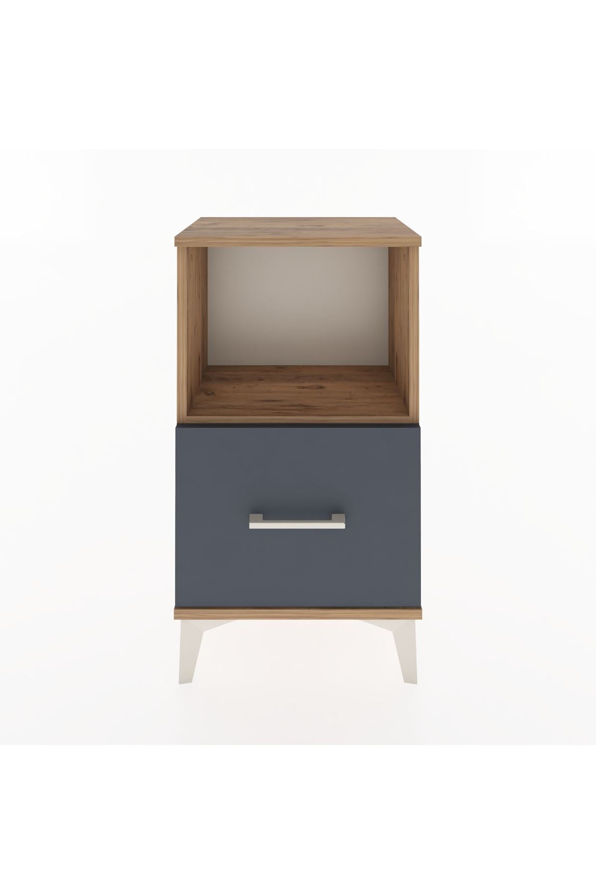 Arges Komodin Tek Raflı Tek Çekmeceli 44x30x80 - S08M021V8A