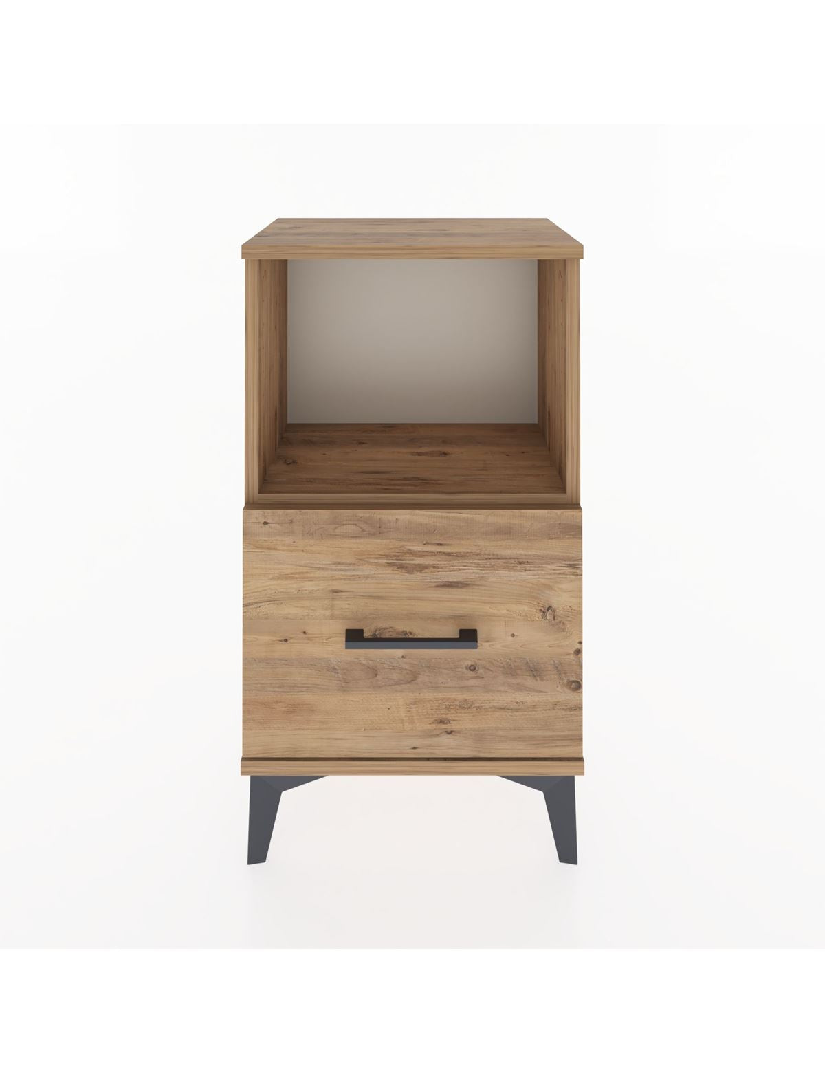 Arges Komodin Tek Raflı Tek Çekmeceli 44x30x80 - S08M021V9A