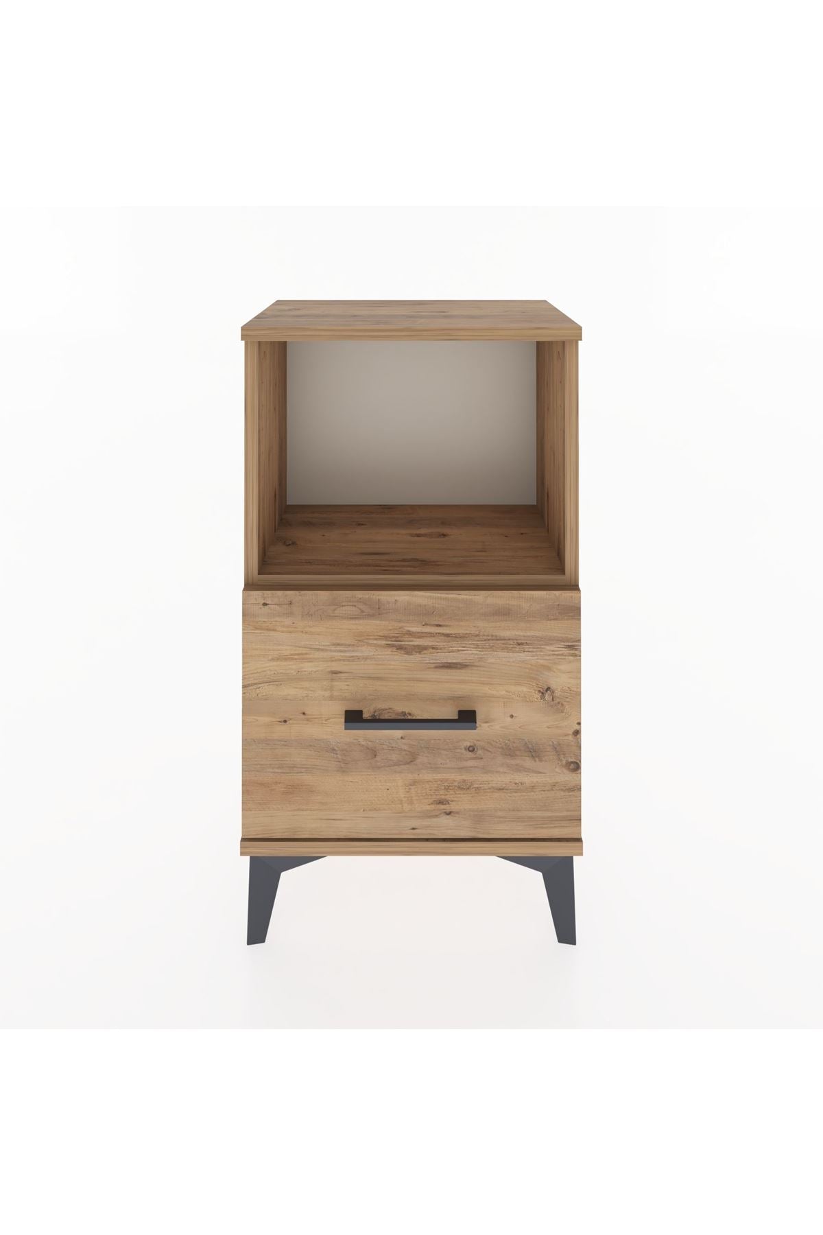 Arges Komodin Tek Raflı Tek Çekmeceli 44x30x80 - S08M021V9A