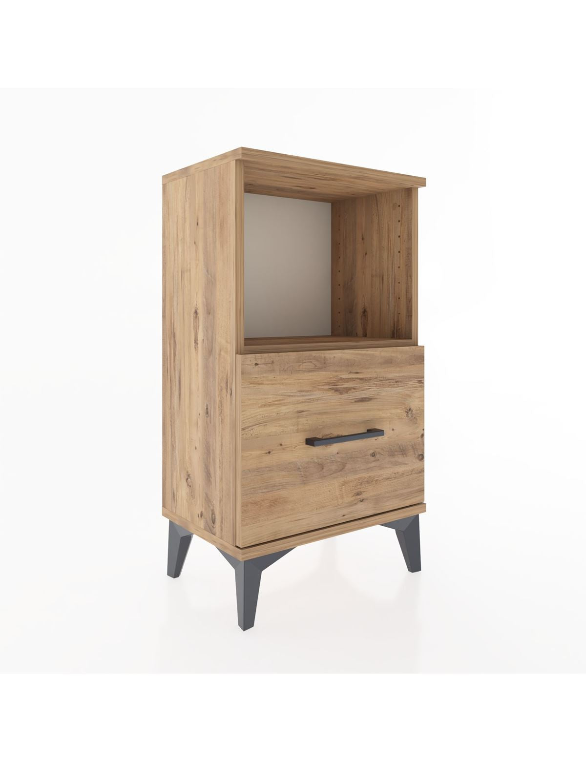 Arges Komodin Tek Raflı Tek Çekmeceli 44x30x80 - S08M021V9A