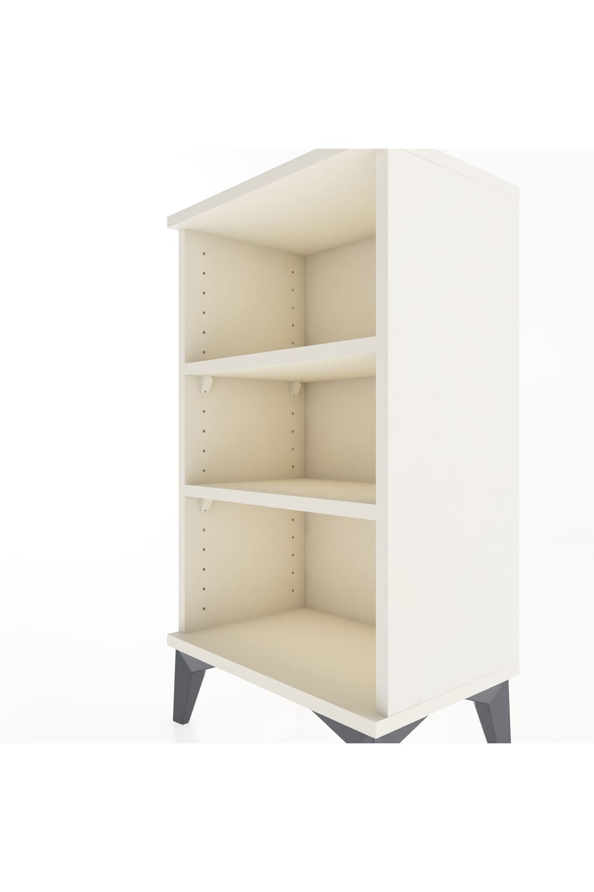 Arges Komodin 2 Raflı 44x30x80 Aytaşı-Aytaşı