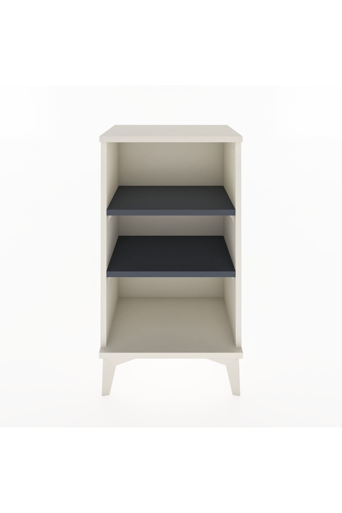 Arges Komodin 2 Raflı 44x30x80 Aytaşı-Antrasit