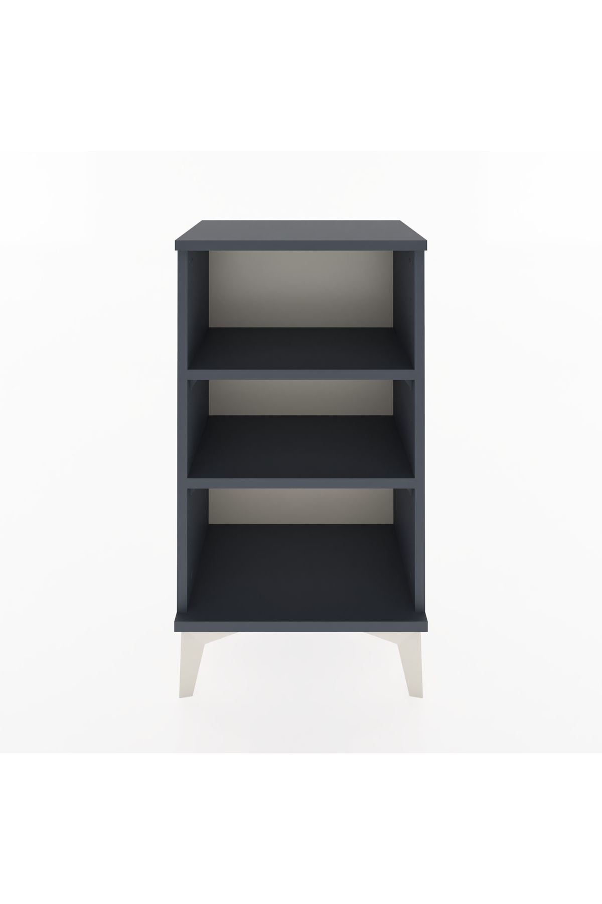 Arges Komodin 2 Raflı 44x30x80 Antrasit-Antrasit