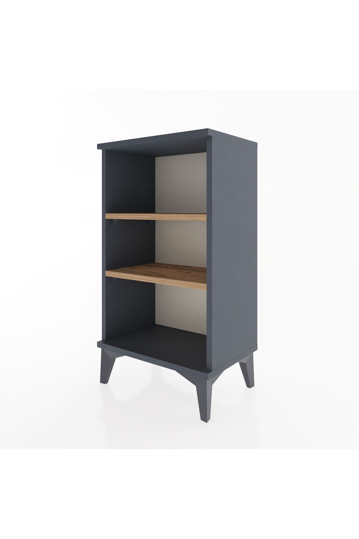 Arges Komodin 2 Raflı 44x30x80 Antrasit-Çam