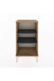 Arges Komodin 2 Raflı 44x30x80 Çam-Antrasit