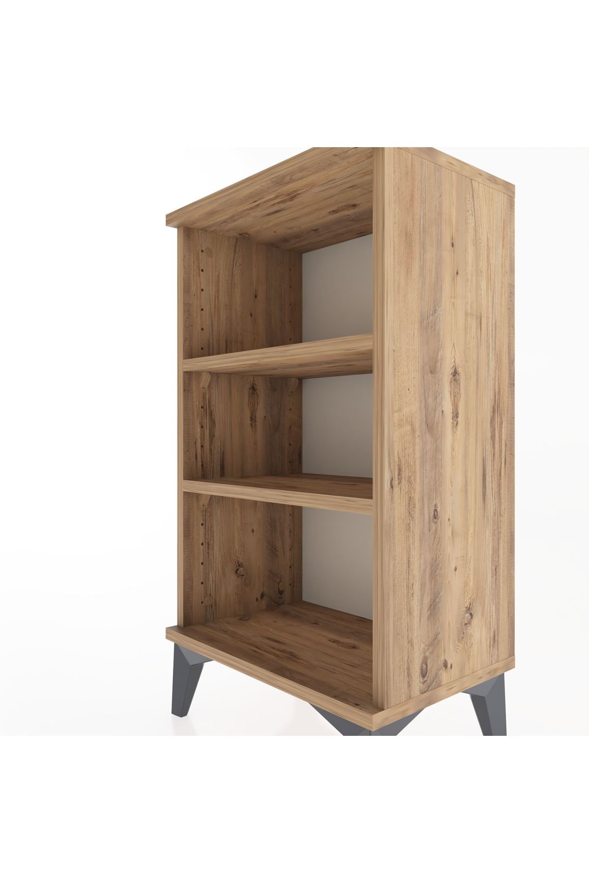 Arges Komodin 2 Raflı 44x30x80 Çam-Çam