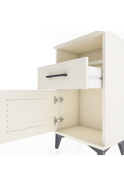 Arges Komodin 2 Raflı Tek Çekmeceli Tek Kapaklı 44x30x80 Aytaşı-Aytaşı