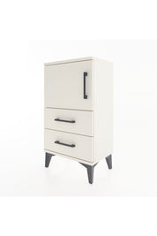 Arges Komodin 2 Raflı 2 Çekmeceli Tek Kapaklı 44x30x80 Aytaşı-Aytaşı