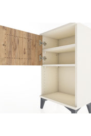 Arges Komodin 2 Raflı Tek Kapaklı 44x30x80 Aytaşı-Çam
