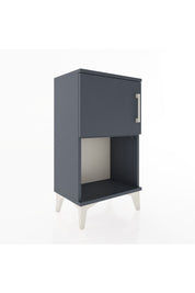 Arges Komodin 2 Raflı Tek Kapaklı 44x30x80 Antrasit-Antrasit