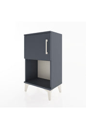 Arges Komodin 2 Raflı Tek Kapaklı 44x30x80 Antrasit-Antrasit