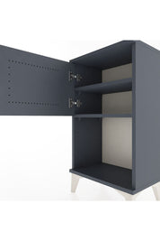 Arges Komodin 2 Raflı Tek Kapaklı 44x30x80 Antrasit-Antrasit