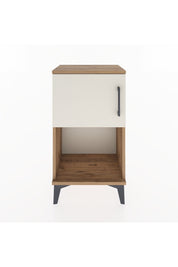 Arges Komodin 2 Raflı Tek Kapaklı 44x30x80 Çam-Aytaşı