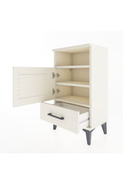 Arges Komodin 3 Raflı Tek Kapaklı 44x30x80 Aytaşı-Aytaşı