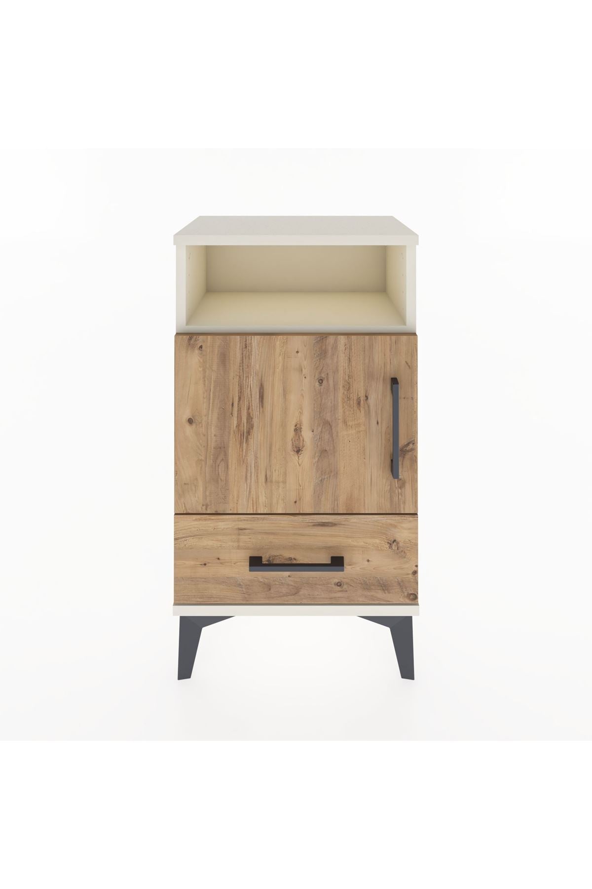 Arges Komodin 3 Raflı Tek Kapaklı 44x30x80 Aytaşı-Çam