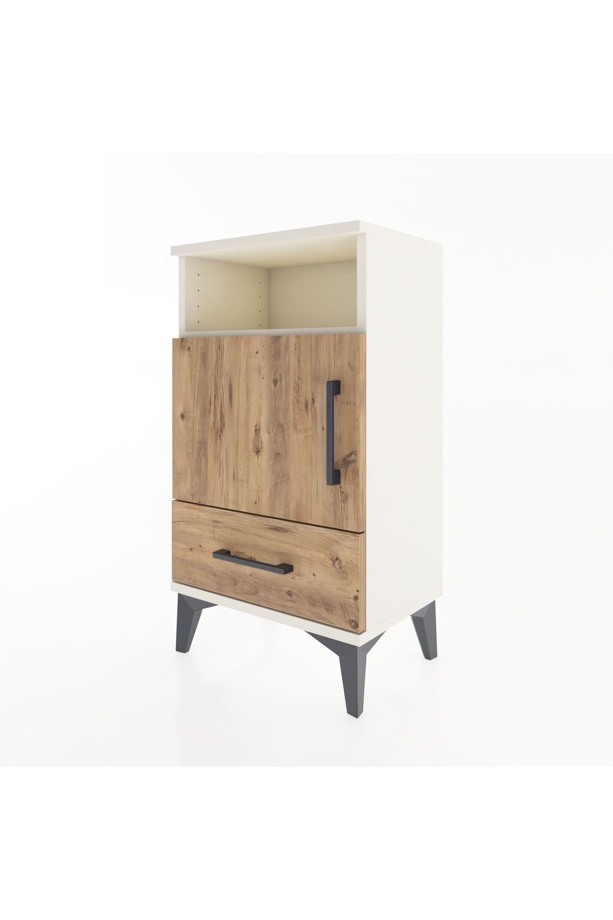 Arges Komodin 3 Raflı Tek Kapaklı 44x30x80 Aytaşı-Çam