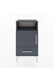 Arges Komodin 3 Raflı Tek Kapaklı 44x30x80 Antrasit-Antrasit