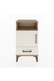 Arges Komodin 3 Raflı Tek Kapaklı 44x30x80 Çam-Aytaşı