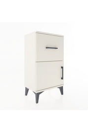 Arges Komodin Tek Raflı Tek Çekmeceli Tek Kapaklı 44x30x80 Aytaşı-Aytaşı