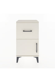 Arges Komodin Tek Raflı Tek Çekmeceli Tek Kapaklı 44x30x80 Aytaşı-Aytaşı