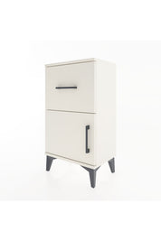 Arges Komodin Tek Raflı Tek Çekmeceli Tek Kapaklı 44x30x80 Aytaşı-Aytaşı