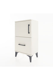 Arges Komodin 2 Raflı Tek Çekmeceli Tek Kapaklı 44x30x80 Aytaşı-Aytaşı