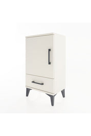 Arges Komodin 2 Raflı Tek Çekmeceli Tek Kapaklı 44x30x80 Aytaşı-Aytaşı