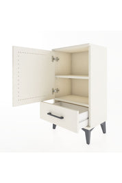 Arges Komodin 2 Raflı Tek Çekmeceli Tek Kapaklı 44x30x80 Aytaşı-Aytaşı