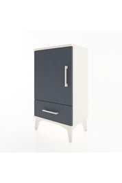 Arges Komodin 2 Raflı Tek Çekmeceli Tek Kapaklı 44x30x80 Aytaşı-Antrasit
