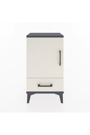 Arges Komodin 2 Raflı Tek Çekmeceli Tek Kapaklı 44x30x80 Antrasit-Aytaşı