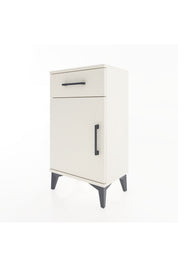 Arges Komodin Tek Raflı Tek Çekmeceli Tek Kapaklı 44x30x80 Aytaşı-Aytaşı