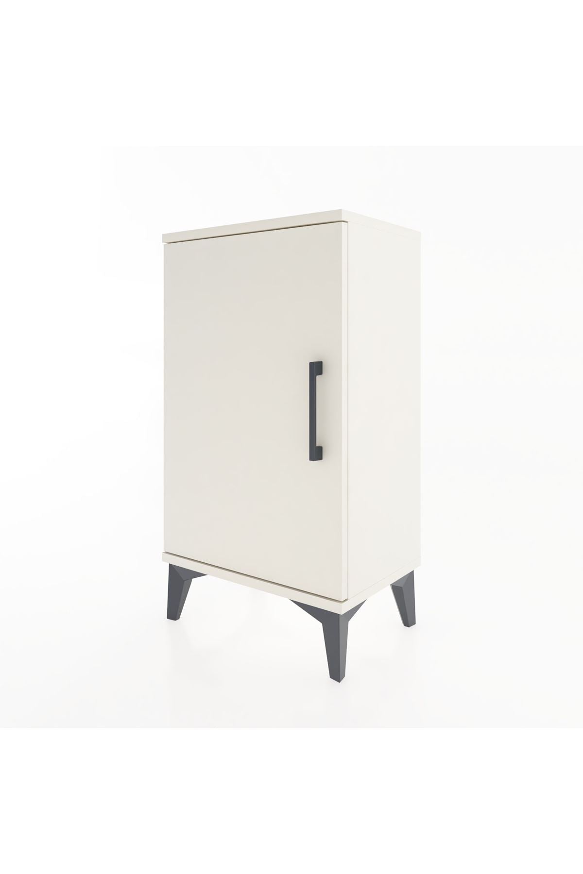 Arges Komodin 2 Raflı Tek Kapaklı 44x30x80 Aytaşı-Aytaşı