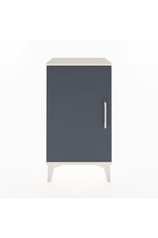 Arges Komodin 2 Raflı Tek Kapaklı 44x30x80 Aytaşı-Antrasit