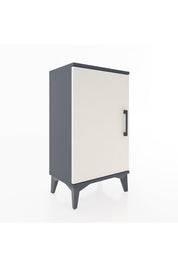 Arges Komodin 2 Raflı Tek Kapaklı 44x30x80 Antrasit-Aytaşı