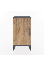 Arges Komodin 2 Raflı Tek Kapaklı 44x30x80 Antrasit-Çam