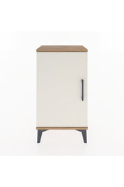 Arges Komodin 2 Raflı Tek Kapaklı 44x30x80 Çam-Aytaşı