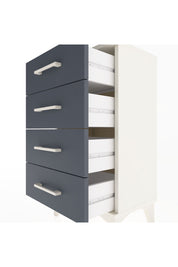 Arges Komodin 4 Çekmeceli 44x30x80 Aytaşı-Antrasit