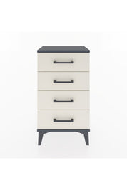 Arges Komodin 4 Çekmeceli 44x30x80 Antrasit-Aytaşı