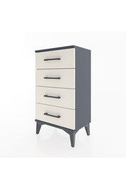 Arges Komodin 4 Çekmeceli 44x30x80 Antrasit-Aytaşı