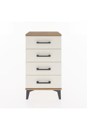 Arges Komodin 4 Çekmeceli 44x30x80 Çam-Aytaşı