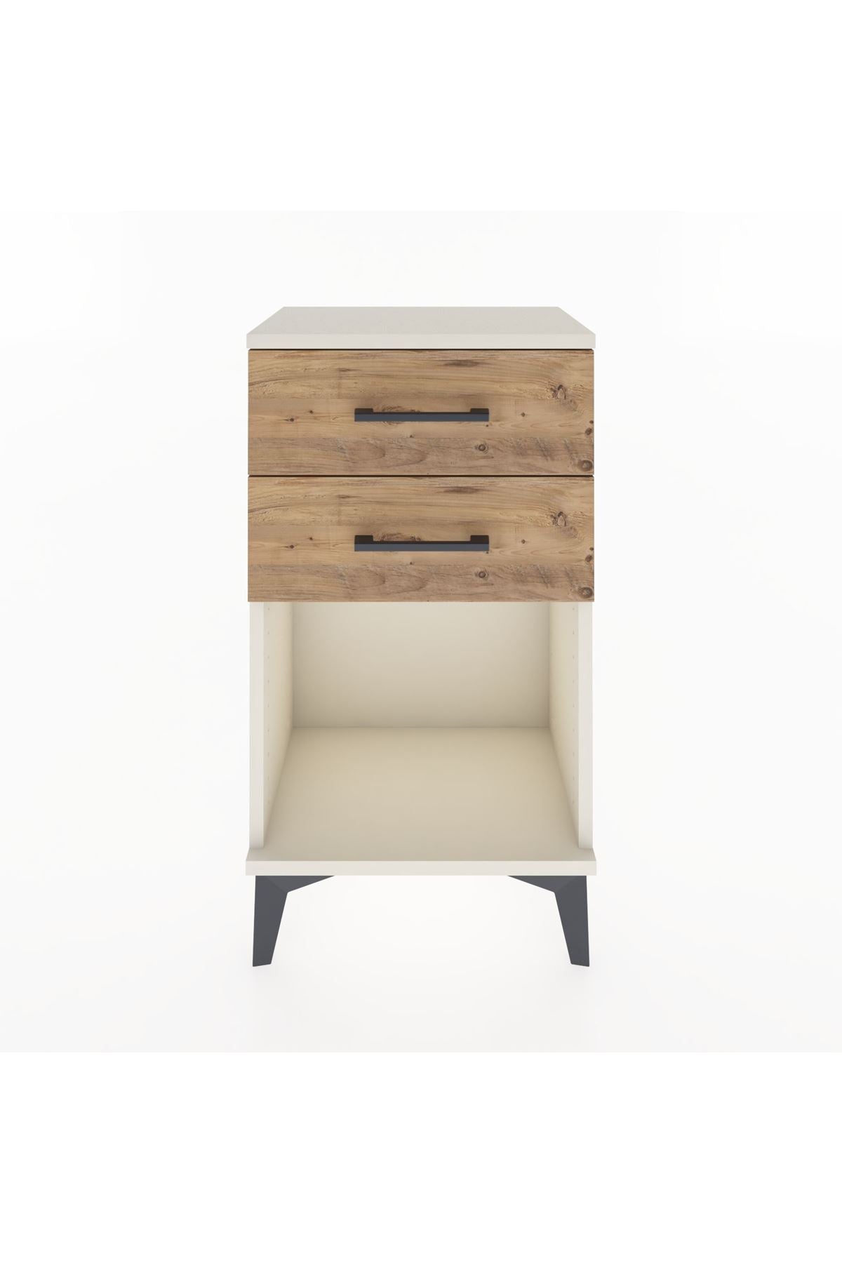 Arges Komodin 2 Çekmeceli 44x30x80 Aytaşı-Çam