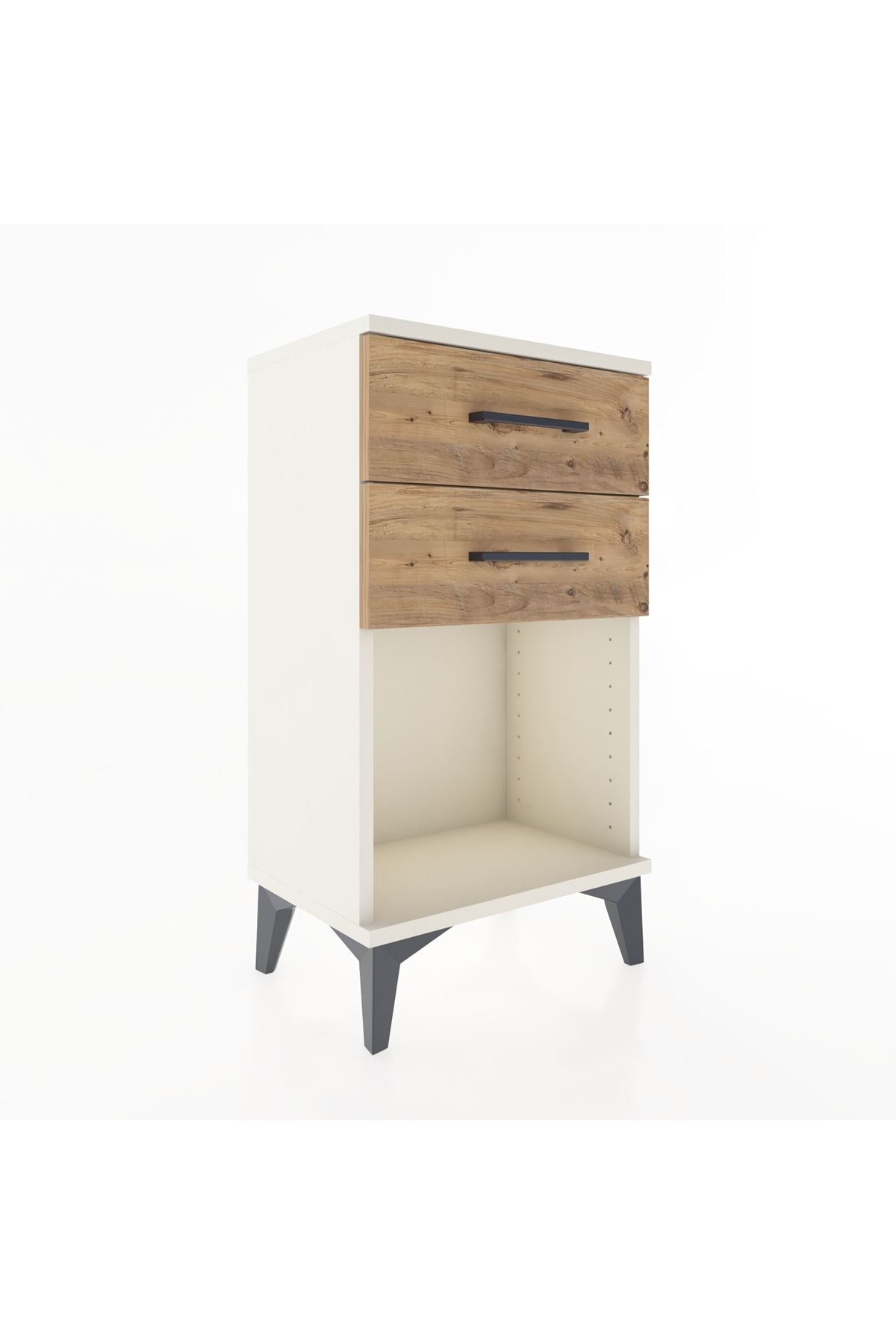 Arges Komodin 2 Çekmeceli 44x30x80 Aytaşı-Çam