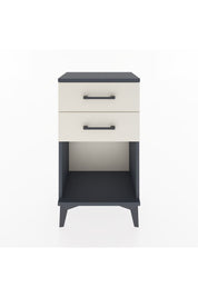 Arges Komodin 2 Çekmeceli 44x30x80 Antrasit-Aytaşı