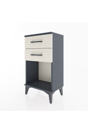 Arges Komodin 2 Çekmeceli 44x30x80 Antrasit-Aytaşı