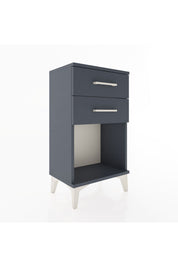 Arges Komodin 2 Çekmeceli 44x30x80 Antrasit-Antrasit