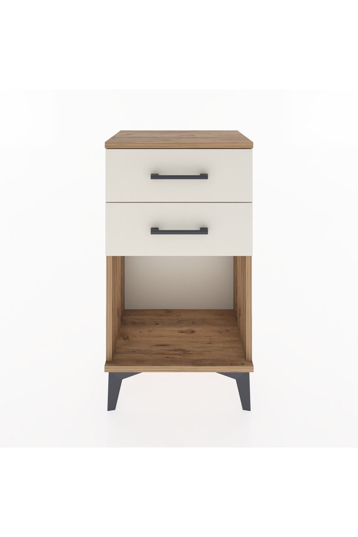 Arges Komodin 2 Çekmeceli 44x30x80 Çam-Aytaşı