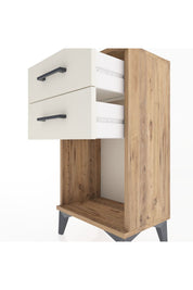 Arges Komodin 2 Çekmeceli 44x30x80 Çam-Aytaşı