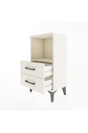 Arges Komodin Tek Raflı 2 Çekmeceli 44x30x80 Aytaşı-Aytaşı